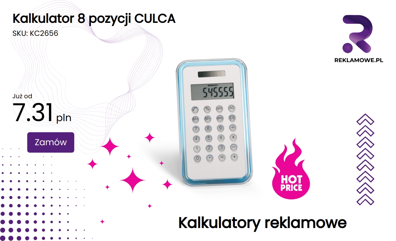 Kalkulator 8 pozycji CULCA