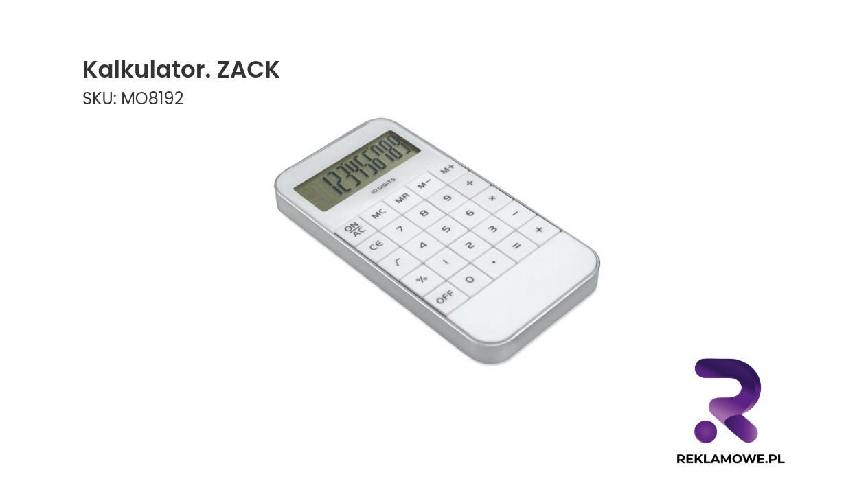 Kalkulator. ZACK Kalkulator marki ZACK