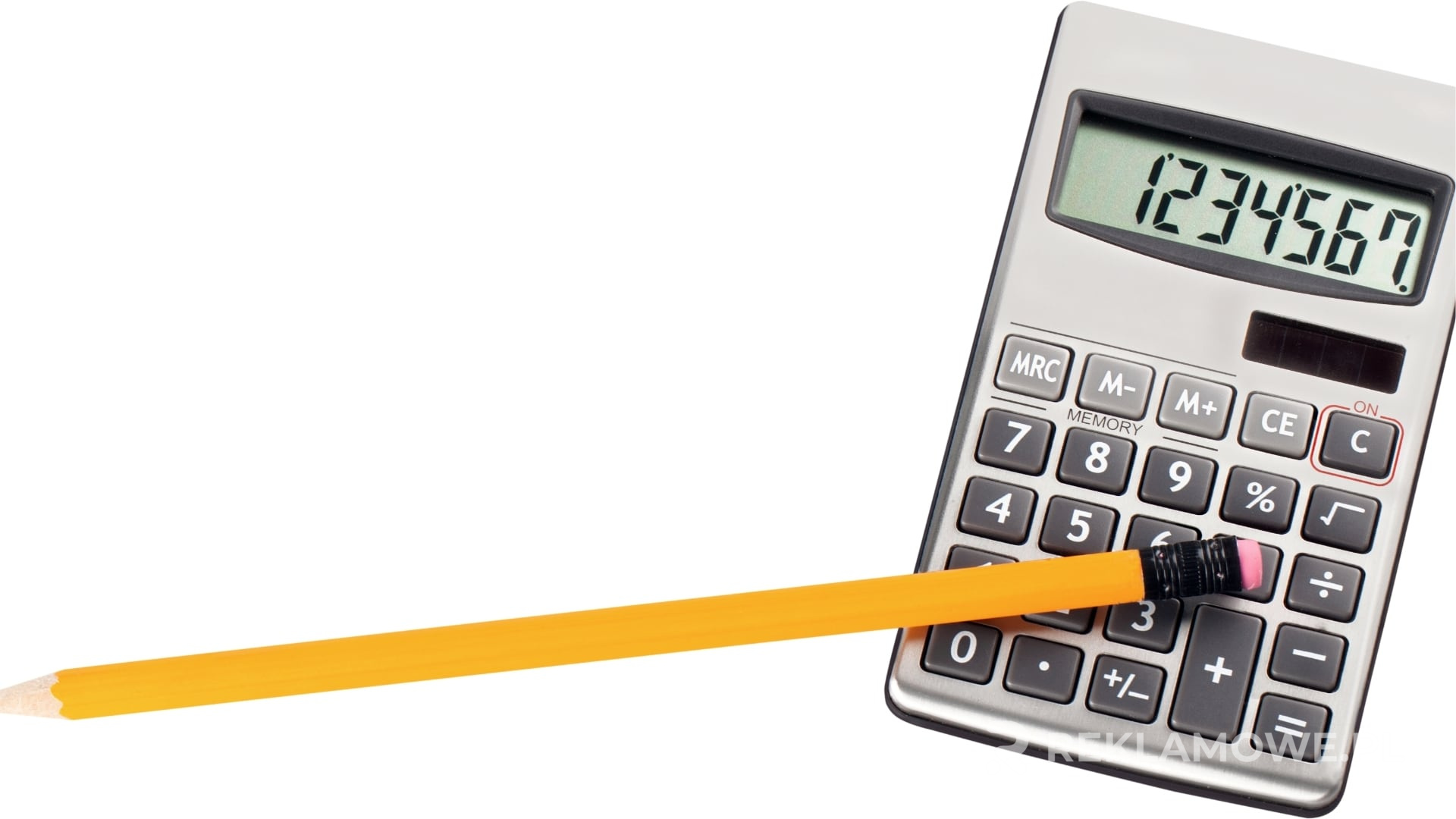 Kalkulatory na biurku z wykresami